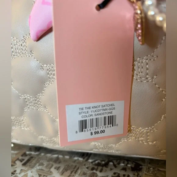 Juicy Couture “Tie the Knot” Quilted Satchel NWT - Picture 5 of 5